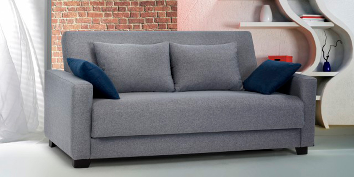 sofá cama con tejido Cleany -